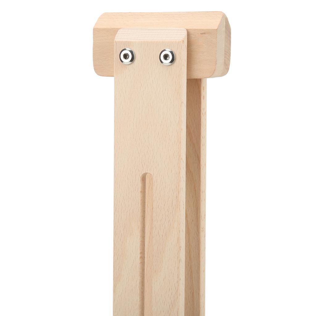 Leather Stitching Pony Adjustable 180 Degrees Hand Stitching Pony Beech Wood Leather Sewing Pony for DIY