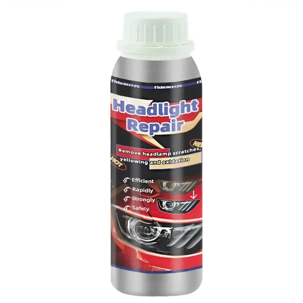 800ml Headlights Liquid Polymer Headlight Chemical Polish Repair Fluid Refurbishment Scratch Repair Polishing Headlights Kit