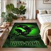 Crystal Velvet Rug Custom Name Text, Soft Non Slip Floor Mat Home DecorAlien Xenomorph