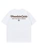 Summer Fashion Heavyweight Retro Men's English Letters 100% Cotton Printed Round Neck High-quality Casual Fitness Street T-shirt