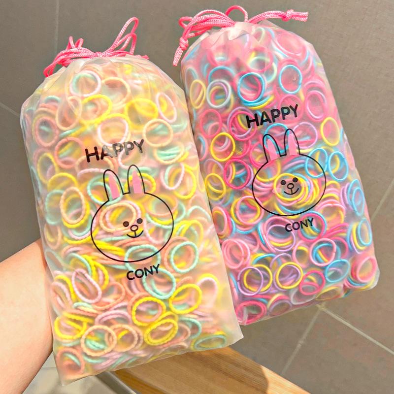 No-Damage Elastic Hair Ties for Girls - High Elasticity Accessories