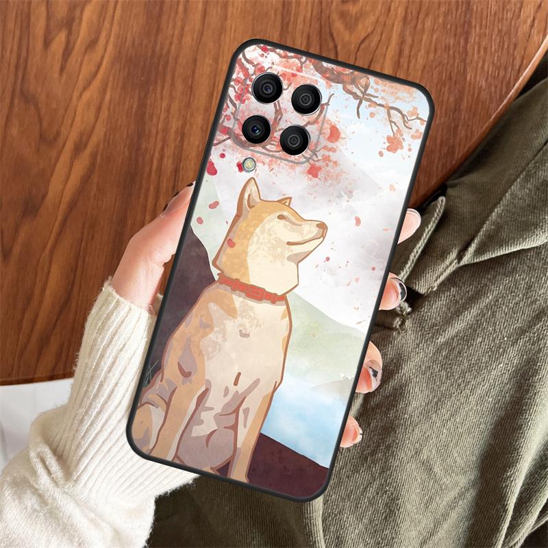 Funny Shiba Inu Case For Samsung Galaxy M06 M16 M36 M56 M33 M15 M55 M31 M13 M12 M14 M53 M32 M52 M35 M34 M54