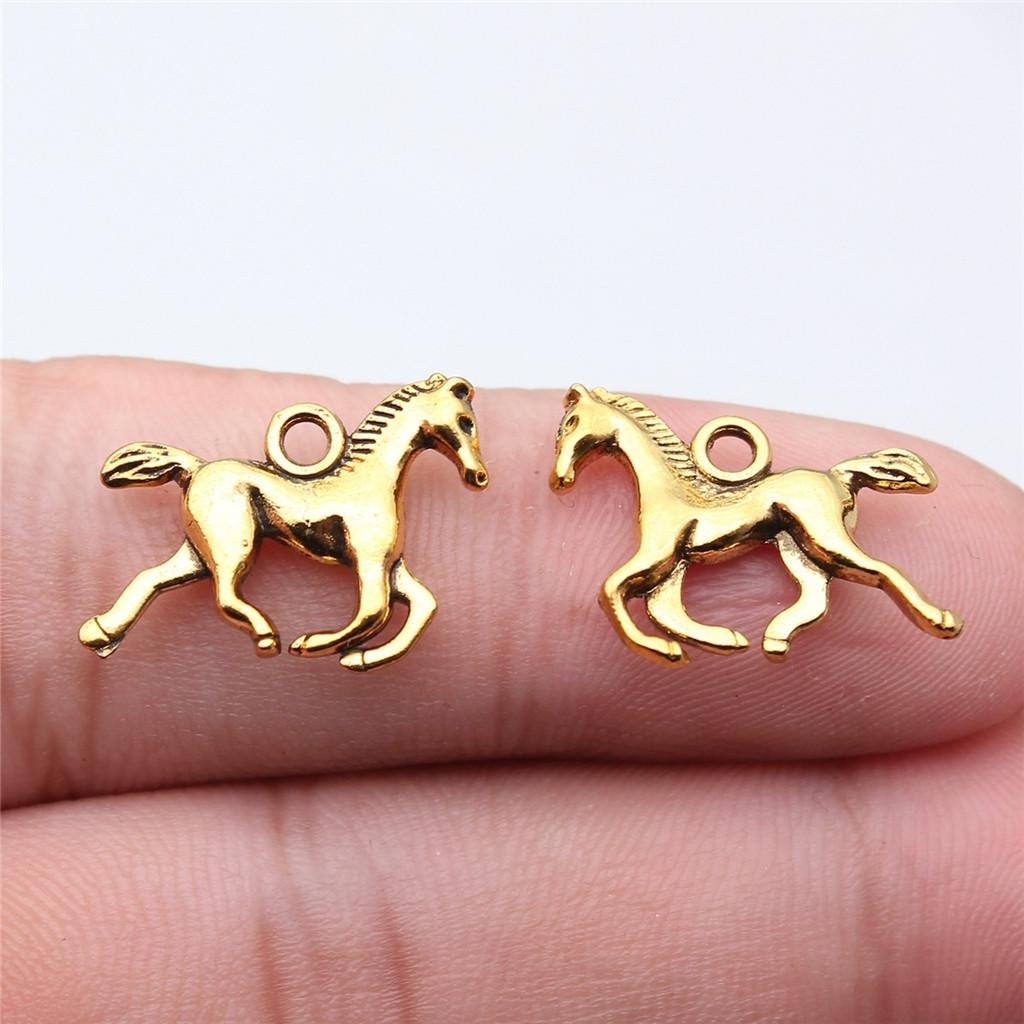 Charms Pegasus Horse Pendants Minimalist Jewelry Components QC095