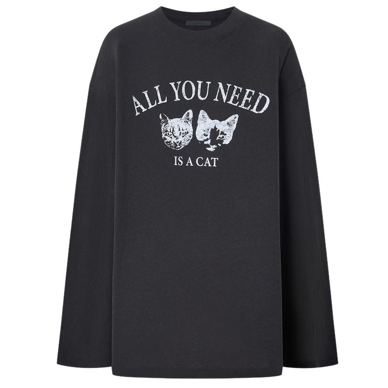 

MO&Co. British Style Letter Print Cotton T-Shirt XS