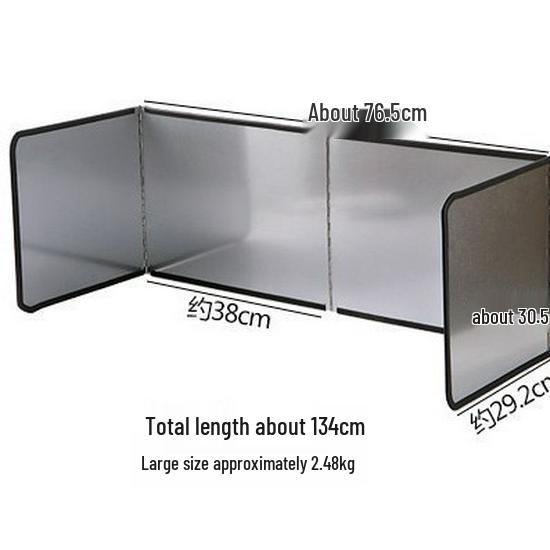 Foldable Heat-Resistant Aluminum Foil Oil Barrier Panel for Stovetop
