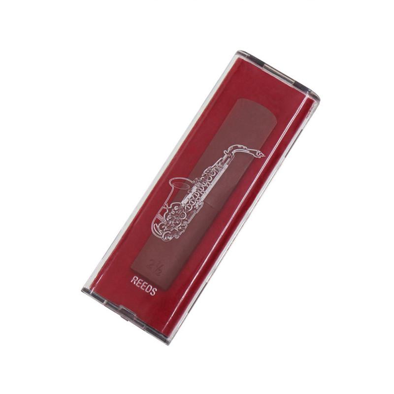 ABS Alto Saxophone Resin Reed +ABS Reed Box Woodwind Instruments for Long-time Exercise Beginners