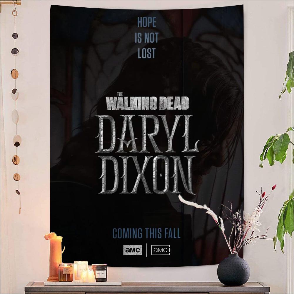 The Walking Dead Daryl Dixon DIY Wall Tapestry Art Science Fiction Room Home Decor Wall Art Decor
