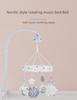 Musical Rotating Baby Mobile - Soothing Bedside Hanging Toy with Soft Doll Pendants