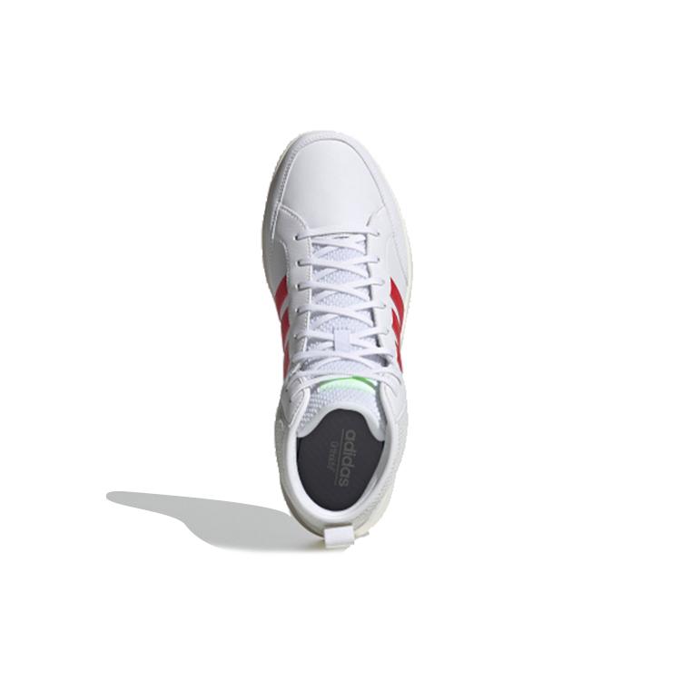 Adidas Court80s Mid High Top Casual Skate Shoes Unisex White Red Gray (Unisex) Skateboard Shoes EG8440
