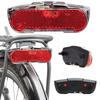 Axa Slim Steady Achterlicht voor Fiets met Bagagedrager Dynamo Ondersteuning