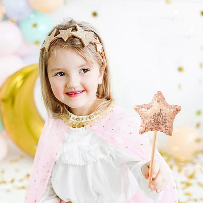 Kindergeburtstagsfeier Stirnband Dazzlings Zauberstab Kindergeburtstagsfeier Accessoires für Kinder Geburtstagsfeiern Geschenk