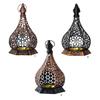 Elegant Gourd Design Candlestick Durability Metal Craftsmanships Candle Holder for Romantic Dinners Home Ambiances