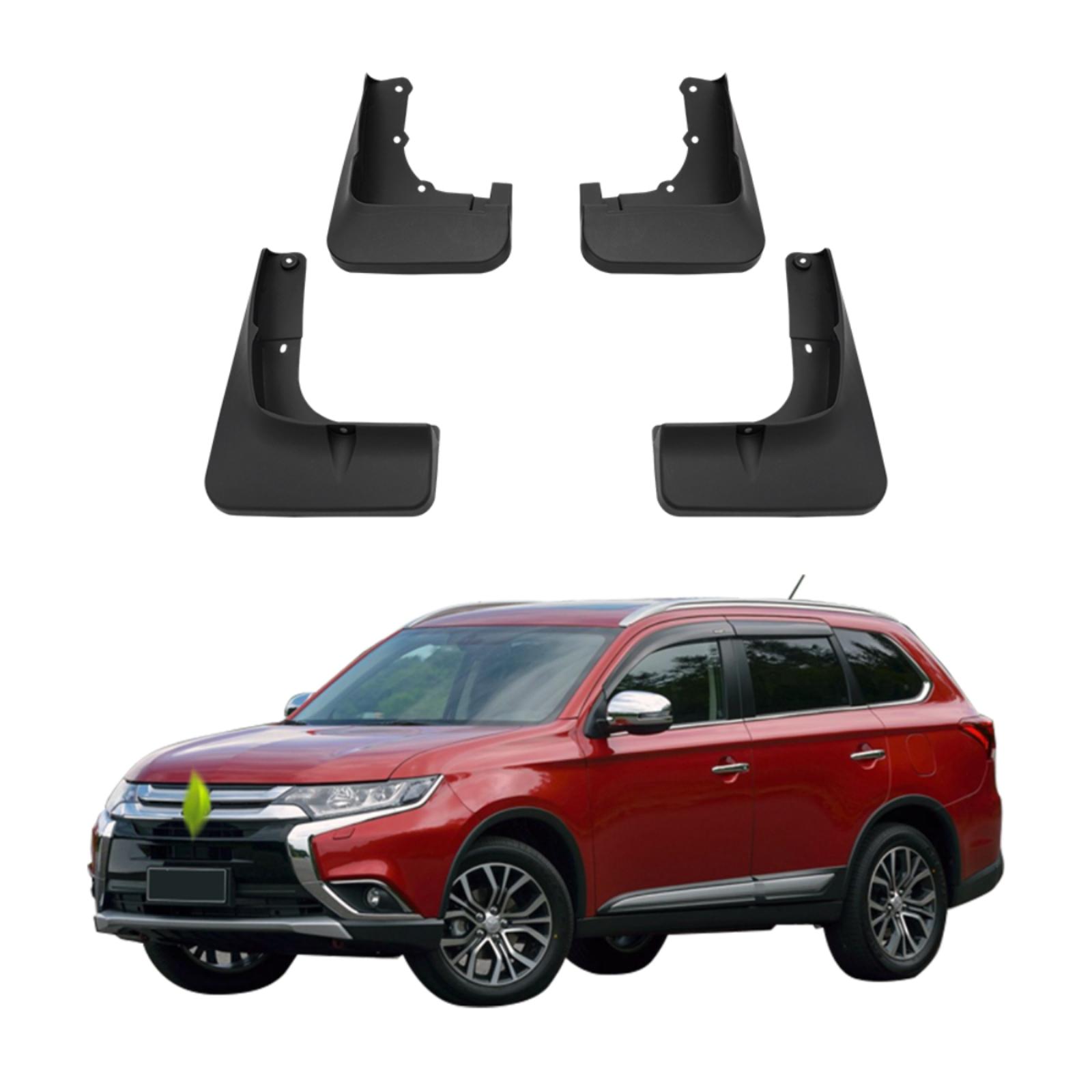 

4PCS Car Mud flaps Splash Guards Mudguards Car Mud Flaps Compatible with Mitsubishi Outlander 2015 2016 2017 2018 2019 2020 SL-03 чорний