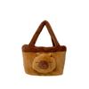 Handbag Plush Capybara With Orange Pendant Design Ugly And Cute Bag Phone