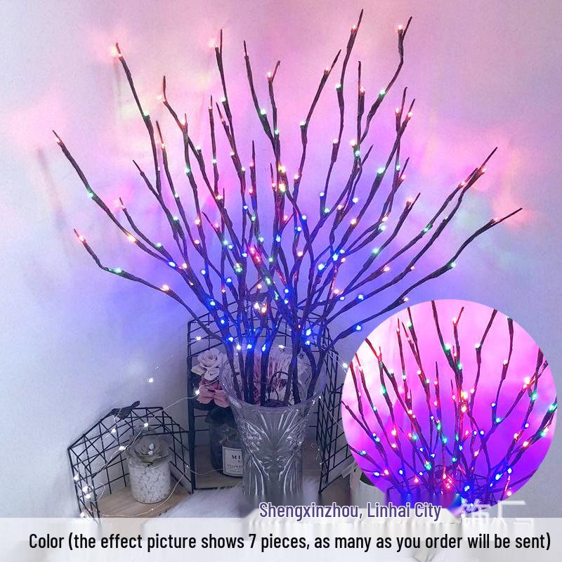 Colorful LED Tree Branch Vine Lights for Room Decoration
