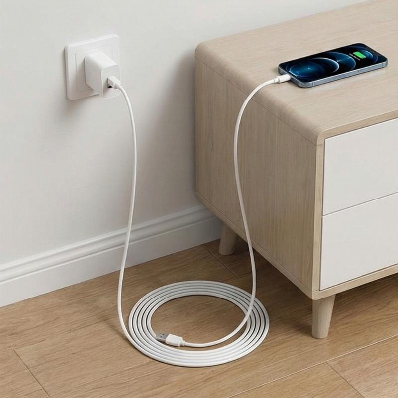 Power Charging Extension Cable MicroUSB And Type C Connectors For Monitoring Equipment And Mobile Phones