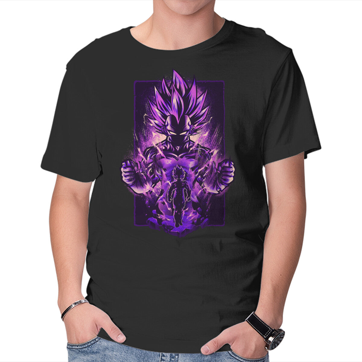 Unisex Crew Neck T-Shirt Attack Of Ultra Ego Graphic Short Sleeve Casual Tee XXXXL