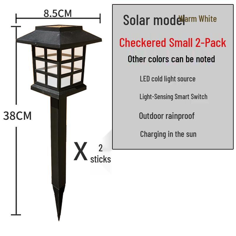 Solar Wasserdichte Außenwegleuchten - Villa, Garten, Terrasse, Rasen, Landschaftsbeleuchtung