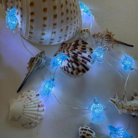 LED String Light Butterfly Bee Flower Sea Animals Fairy Lights Solar-Powered Waterproof Decorative