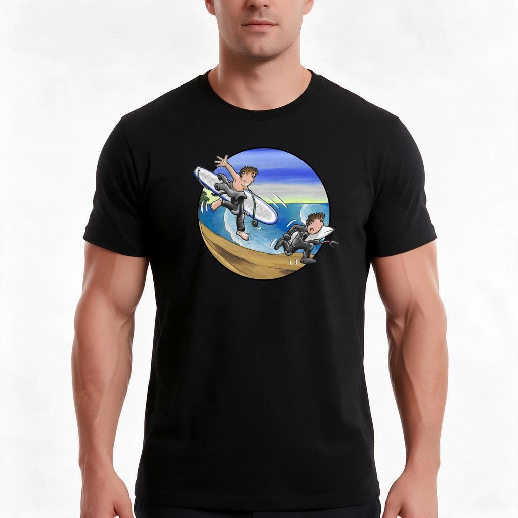 Rush Hour Circle Tshirt Summer Casual Cotton Tee Oversized Streetwear Tops Vintage Graphic Print Loose Fit Short Sleeve
