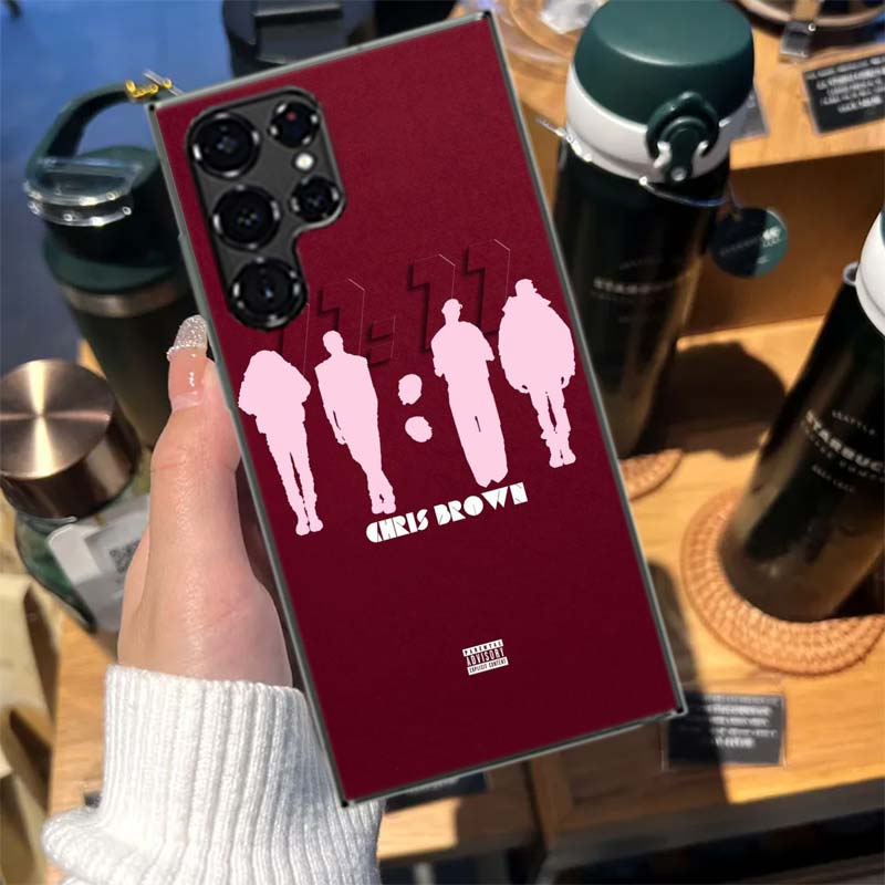 Chris Brown American Rapper Cases Phone Case for Samsung Galaxy S26 Ultra S25 Edge S24 S23 FE S21 Plus S20 S22 S10 Cover TPU Cap