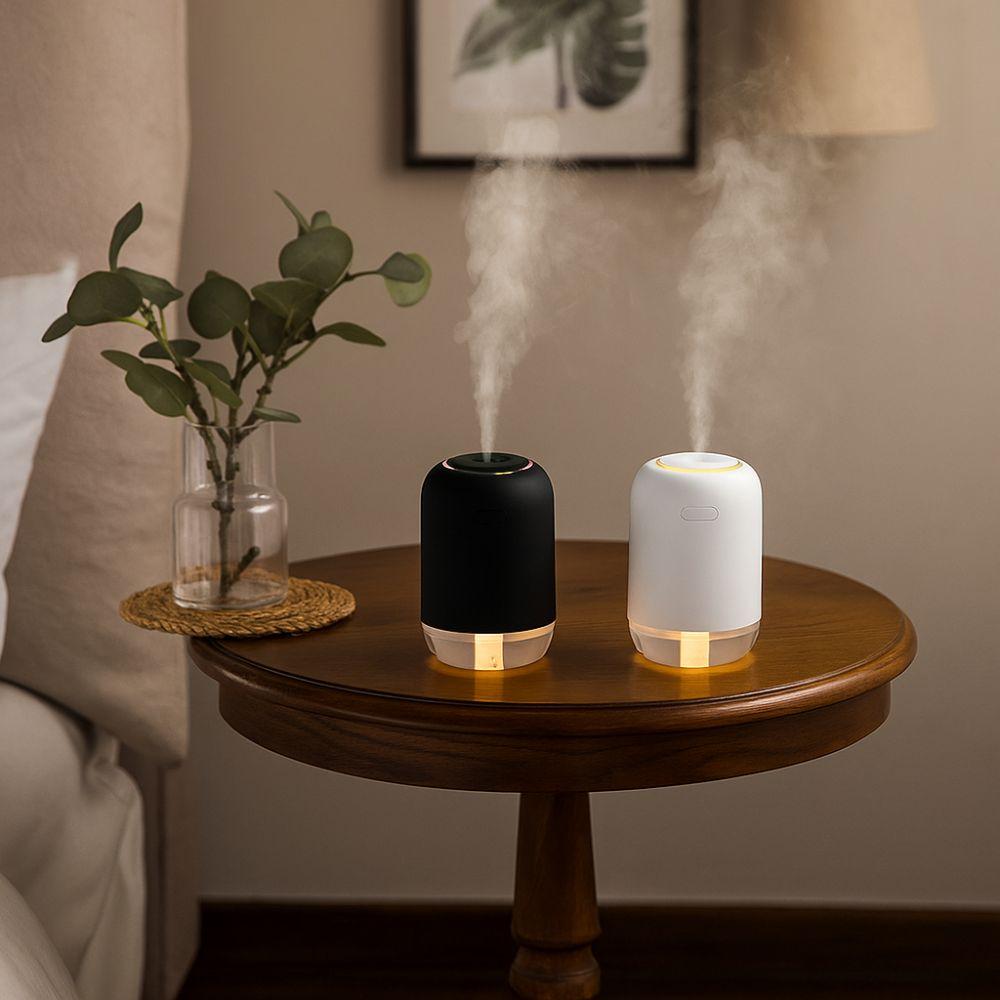 Fine Mist Portable Mini Humidifier Silent Operation Cool Mist Humidifier  Bedroom