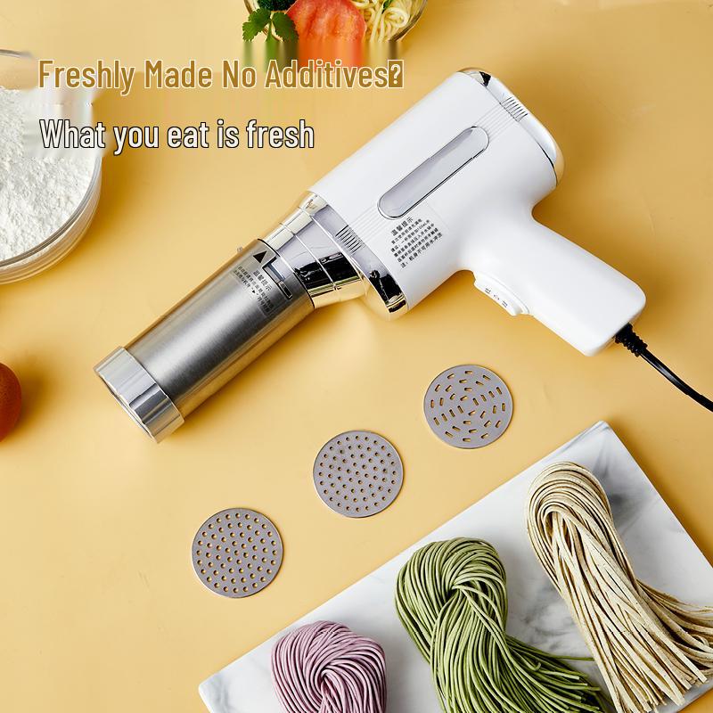 Electric Handheld Automatic Noodle & Dough Press Machine with Sausage Stuffer