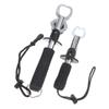 1Pc Fishing Gripper Portable Stainless Steel Fish Lip Controller Handle Grab Fishing Tackle Plier Holder With Weight Scale