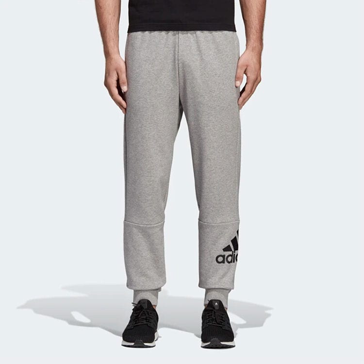 adidas ESSENTIALS Knitted Sweatpants Men's Light Gray DT9959