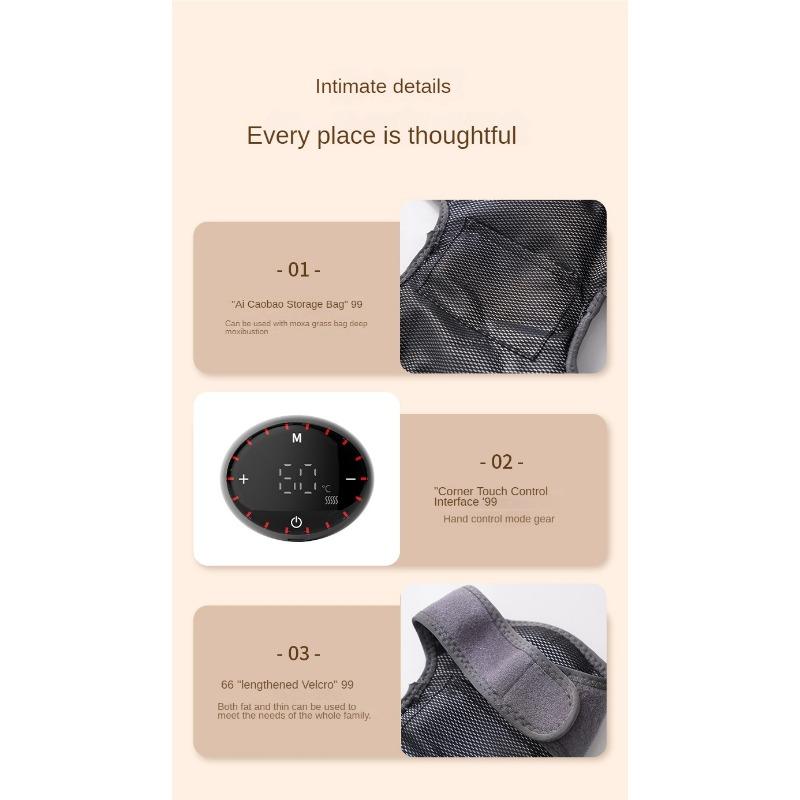 Neu Heizung massage knie pads gemeinsame heiße kompresse warme massage schulter knie ellenbogen drahtlose