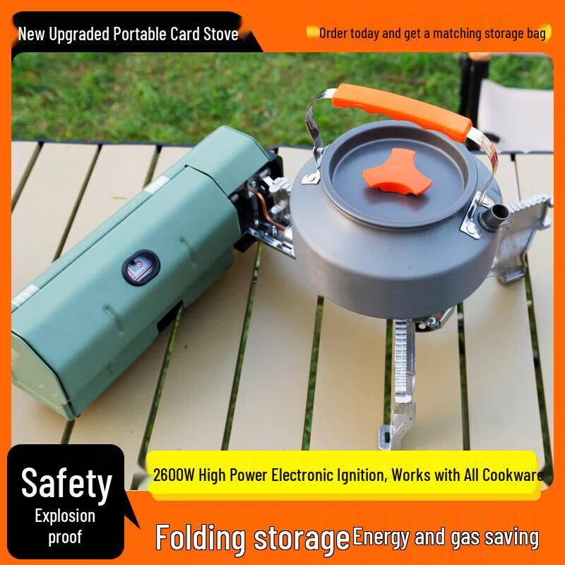 Портативная складная газовая плитка для кемпинга