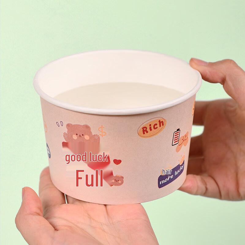 ZISIZ Disposable Cartoon Paper Bowls