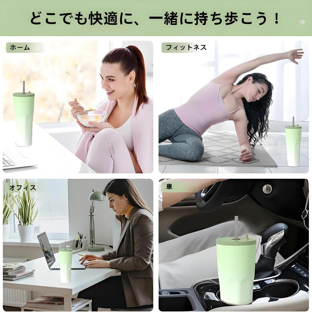 IOLOYU Stainless Steel Tumbler with and 700ml Large Stylish Tumbler with Keeps Drinks Cold for Long Cute Coffee Fits Convenience Store Suitable for