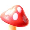Lot de 2 figurines miniatures de champignons, adorables décorations pour jardin féérique, bonsaï, terrarium, maison de poupée, micro-paysage