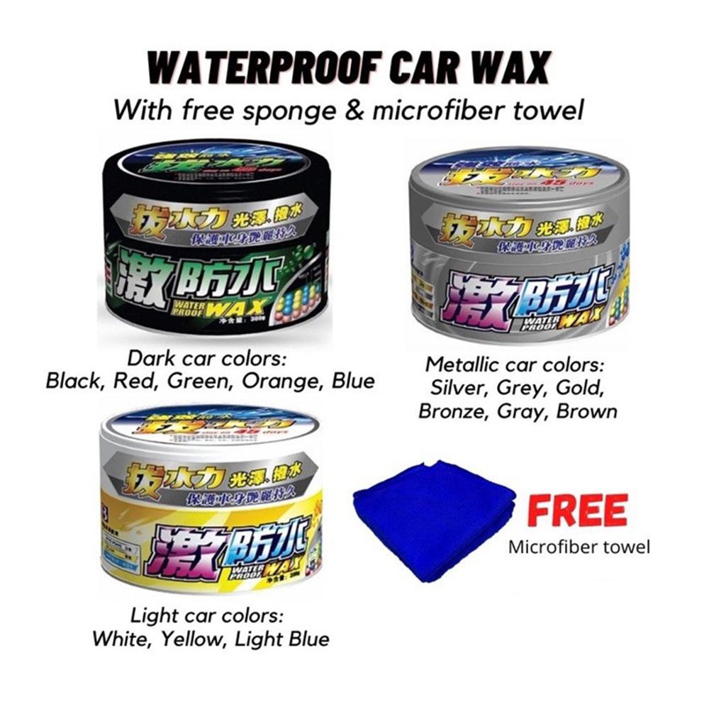 Car Wax Polishing Paste Crystal Hard Wax Scratch Repair Paint Care Car Washer Waterproof Film Coating Detailing