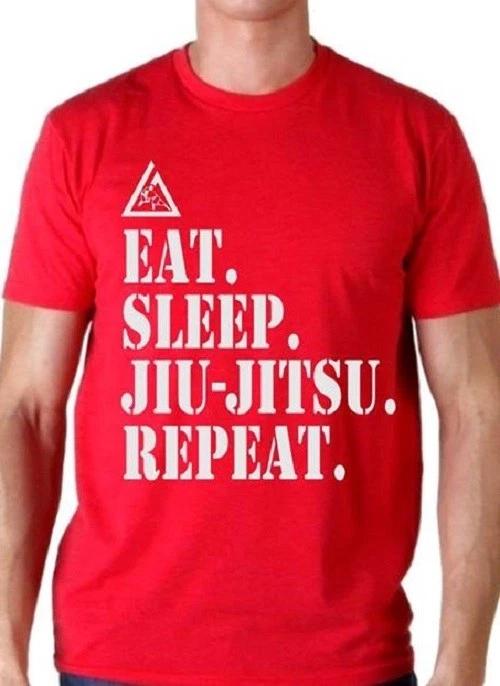 Eat. Sleep Jiu-Jitsu Repeat. Rio De Janeiro T shirt UFC MMA Pride Fighting Fight XS