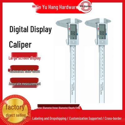 Hochfester digitaler Messschieber mit LED-LCD, 0-150 mm metrisch/imperial Messwerkzeug