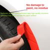 Car Bumper Strip Anti-collision Wheel Eyebrow Silicone Glue Sticker Auto Bumper Protector Car Decoration