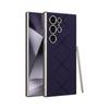 Premium PC Case Galaxy S24 Ultra Metallic Matte Finish Skin-Friendly Vegan Leather Shockproof Design Custom Colors