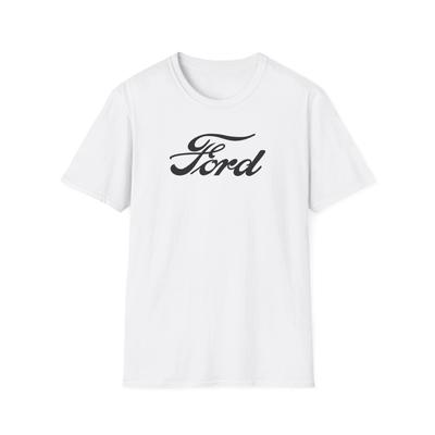 Retro Car Tee, Ford Script Logo Shirt, Vintage Auto Racing Top, Unisex T-Shrt