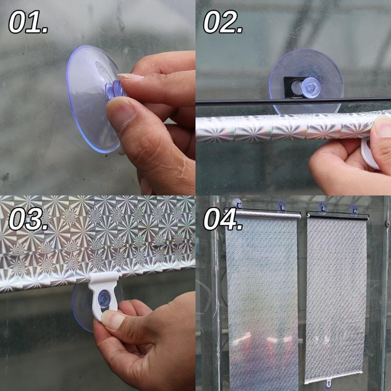 New Fashion Parasolar Auto Jaluzele rulante automate Cremă solară de vară Izolație termică Anti-ultraviolete Auto Home Perdele cu dublă utilizare