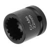 Centralventilhylsa 22mm 16 punkter 12-kantfäste Krommolybden för 230i 318i 330e 330i 340i 430i