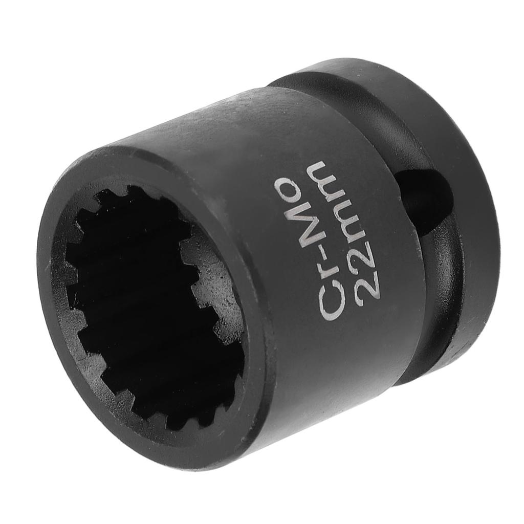 Centralventilhylsa 22mm 16 punkter 12-kantfäste Krommolybden för 230i 318i 330e 330i 340i 430i