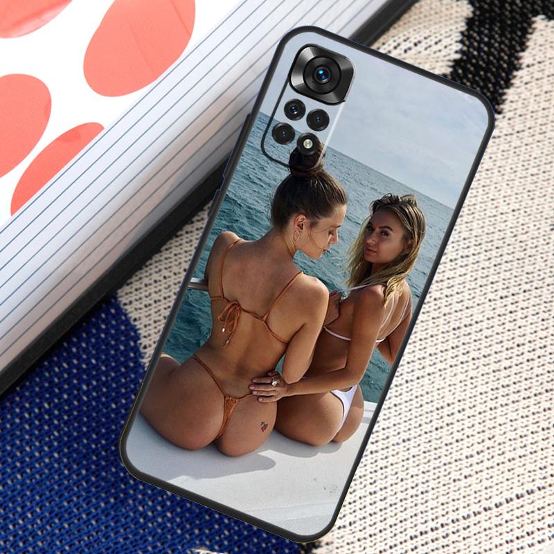 Sexy Bikini Underwear Girl Case For Xiaomi Redmi Note 12 8 9 10 11 Pro 9S 10S 11S 8T Redmi 10 12C 9C 10A 10C Coque