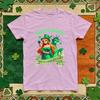 Saint Patrick Lucky Irish Green Retro T Shirt Women Cotton Festival Printed T Shirt Unisex Adult Party Tee Festival Shortsleev
