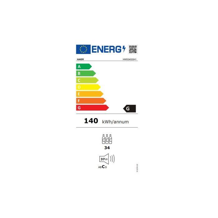 Haier Cave À Vin De Service 34 Bouteilles - HWS34GGH1