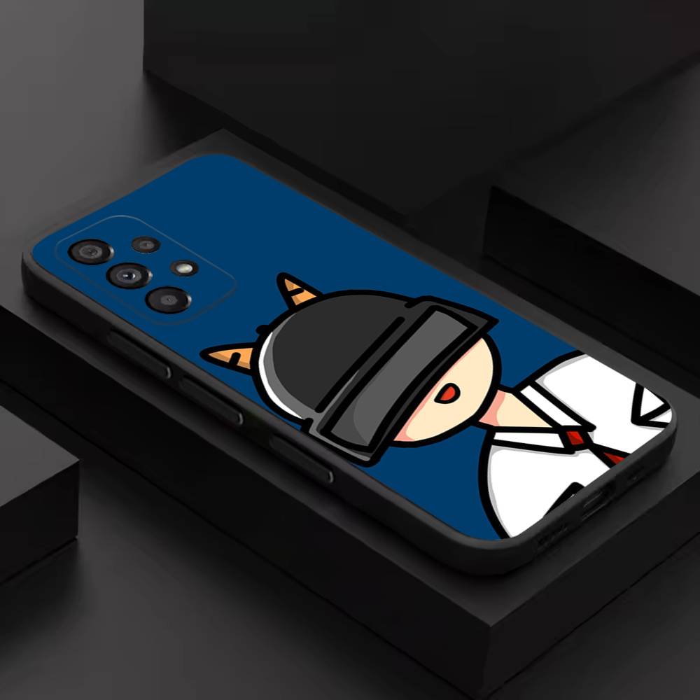 Cute P-PUBG Game Funny Phone Case For Samsung S 9,10,21,30,22,23,24,25,26,Ultra,Plus,Lite,FE,4,5G Black Soft Case