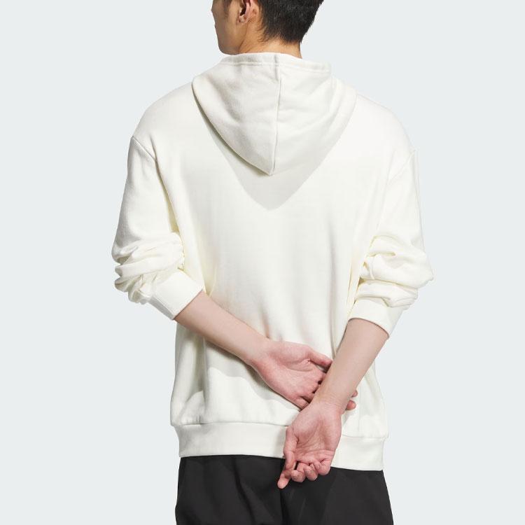 Adidas FW23 Year Of The Dragon CNY Series Embroidered Hoodie Men Hoodie White JE6115