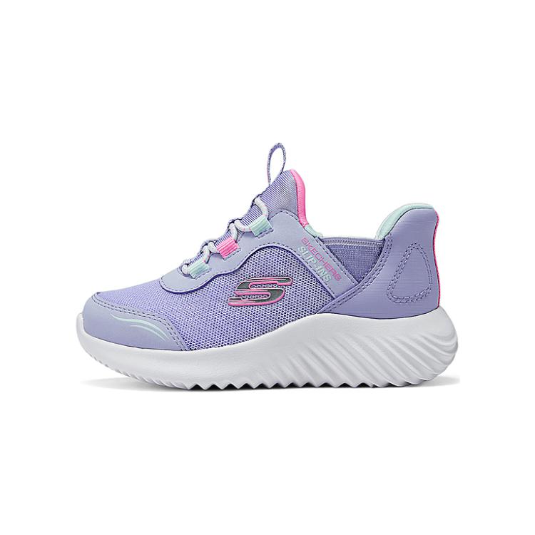 Skechers Детские удобные легкие нескользящие прочные низкие кроссовки для ходьбы Детский кроссовок Фиолетовый 303585N-LAV 21