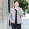 Spring and Autumn New Men's Daddy Jacket New Top Stand-Link Jacket